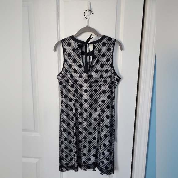 White Dress w/ Black Polka Dots - Picture 2 of 3